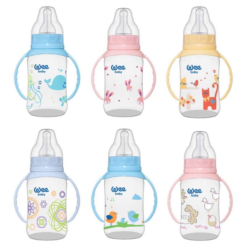 Wee Baby Classic Wide Neck Feeding Bottle 150ml With Nipple 2