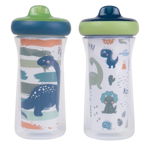 TFY Insulated Sippy Cup 9oz 2Pk - Dino