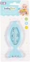 Baby Gem Bath Thermometer For Kids - Fish Design, Blue