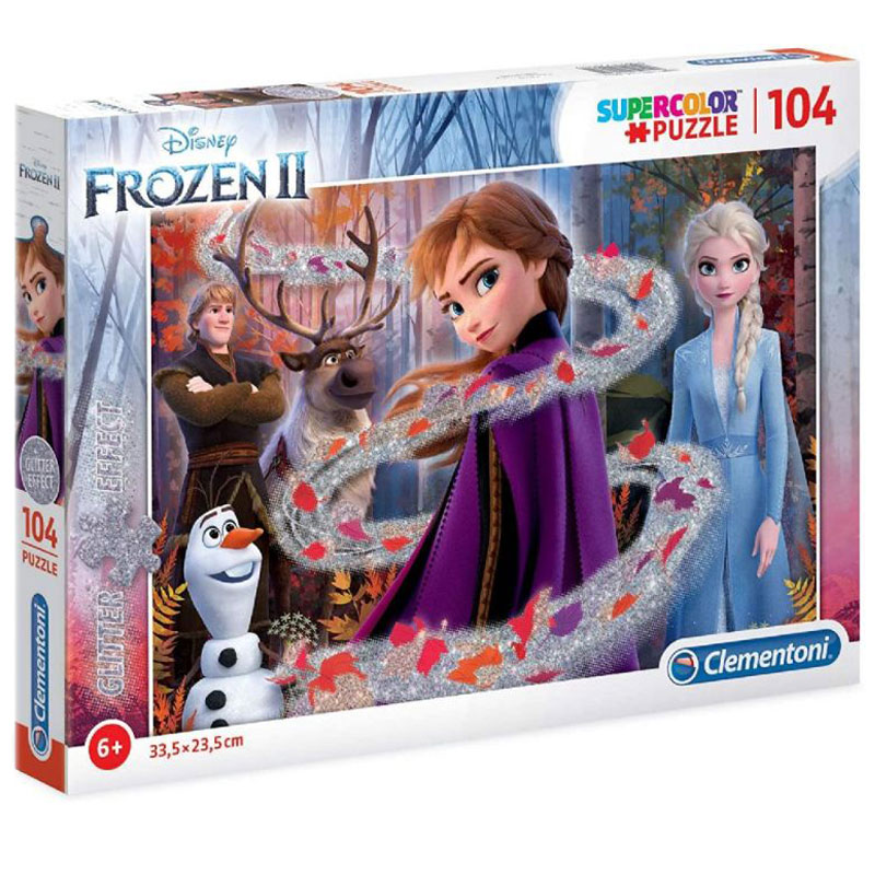 Clementoni - Puzzle Frozen and Disney 104 pieces