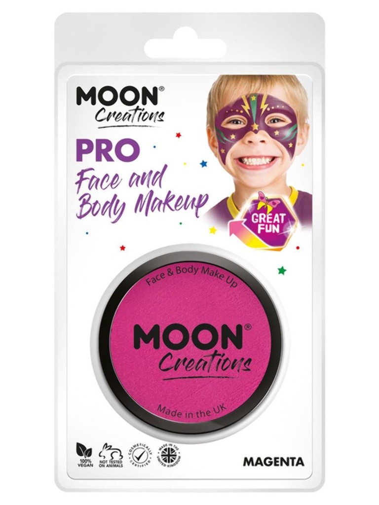 Pro Face Paint Cake Pots -  Magenta ( Clamshell) 