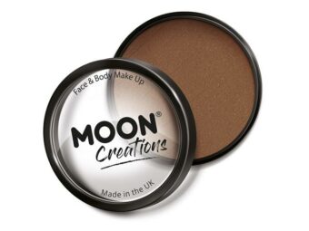 Pro Face Paint Cake Pots -  Mid Brown  ( Clamshell) 