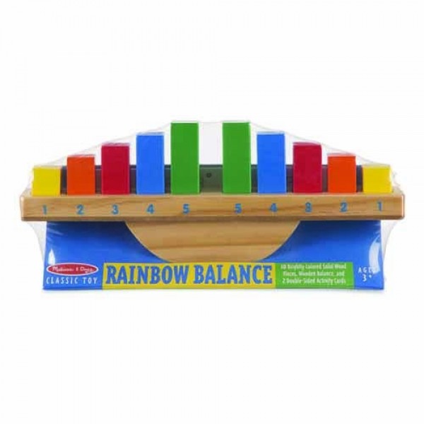 Melissa &amp; Doug's Classic Rainbow Balance Game