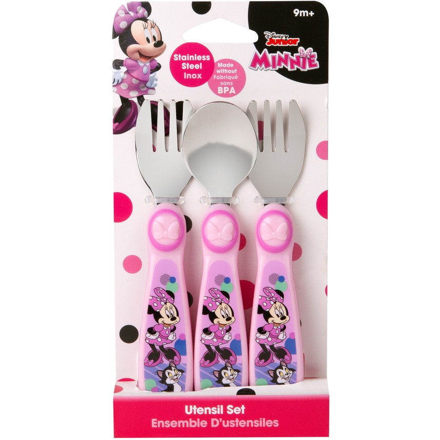 Mini spoon and fork set 3 pieces