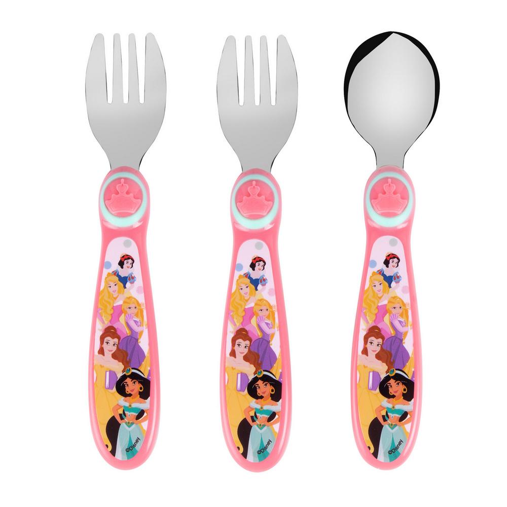 Disney princess forks and spoons set for kids