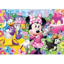 Glitter Puzzle - Minnie 104 piece jigsaw puzzle