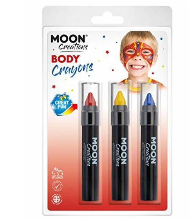 Body Crayons Superhero (Clamshell)
