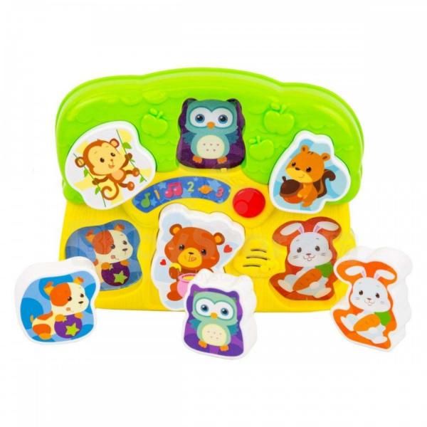 Animal puzzle with lights and sounds