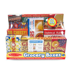 Melissa and Doug Let's Play House! Grocery Shelf Boxes