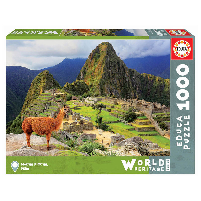 Jigsaw Puzzle Machu Picchu, Peruvian Puzzle 1000 Pieces Educational - Educa