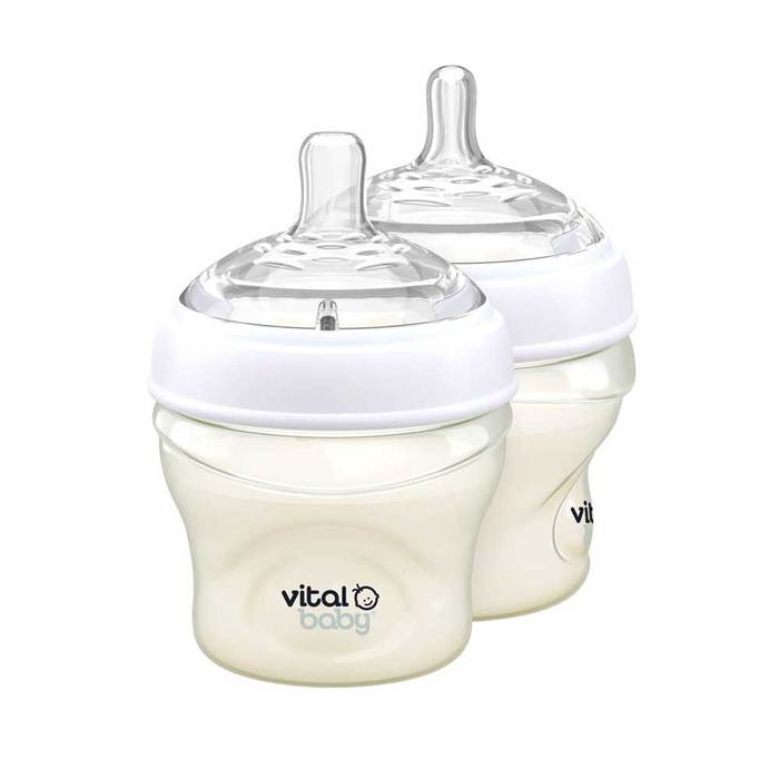 Vital Baby Feeding Bottle, 2 Pieces, 150 ml