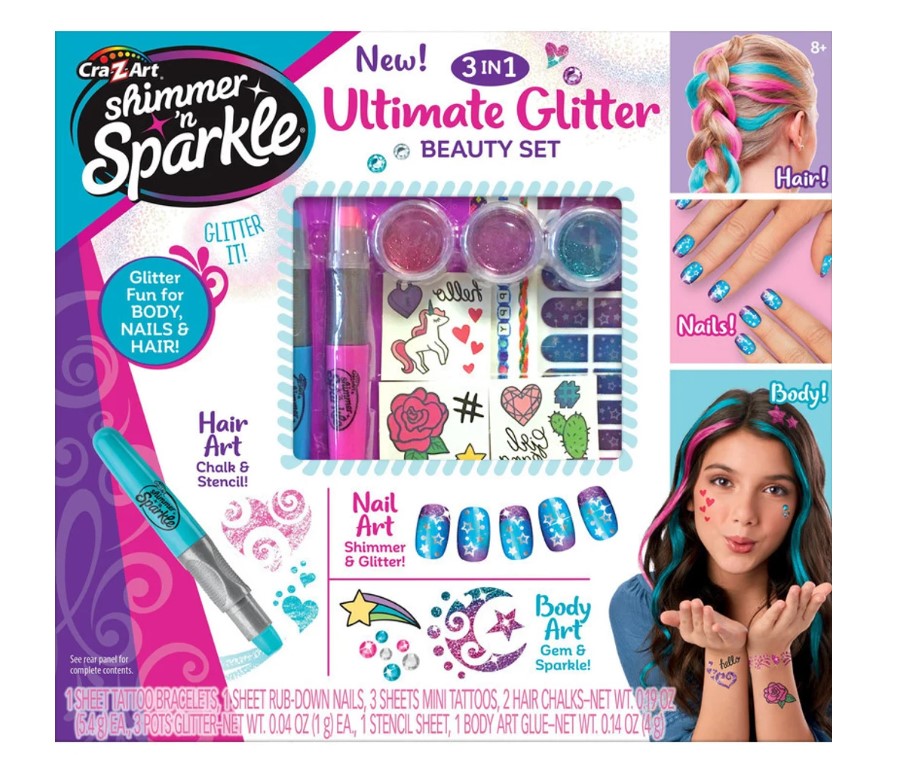 Shimmer 'n Sparkle 3-in-1 Beauty Kit