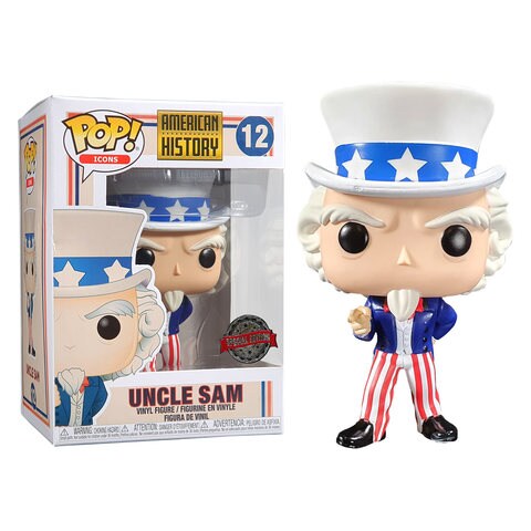 Funko POP-ICONS-12-American History-Uncle Sam 