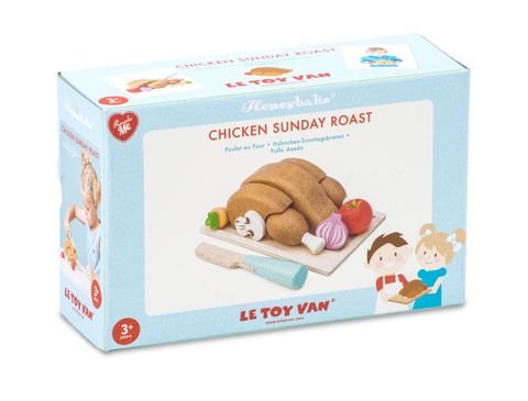 Chicken 'Sunday Roast Set' + Tray and Knife (4)