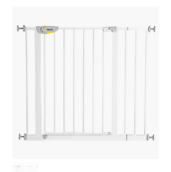 Hook-safety gate with pressure handle