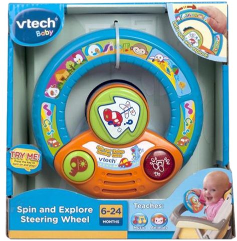 SPIN AND EXPLORE STEERING WHEEL (VTUK)