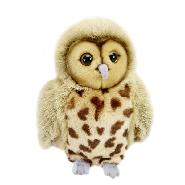 Full Body Animal Dolls - Owl 12cm