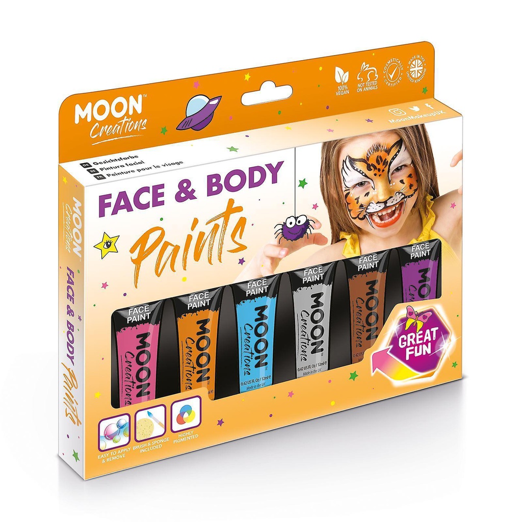 Face &amp; Body Paint - Adventure Colours Boxset 
