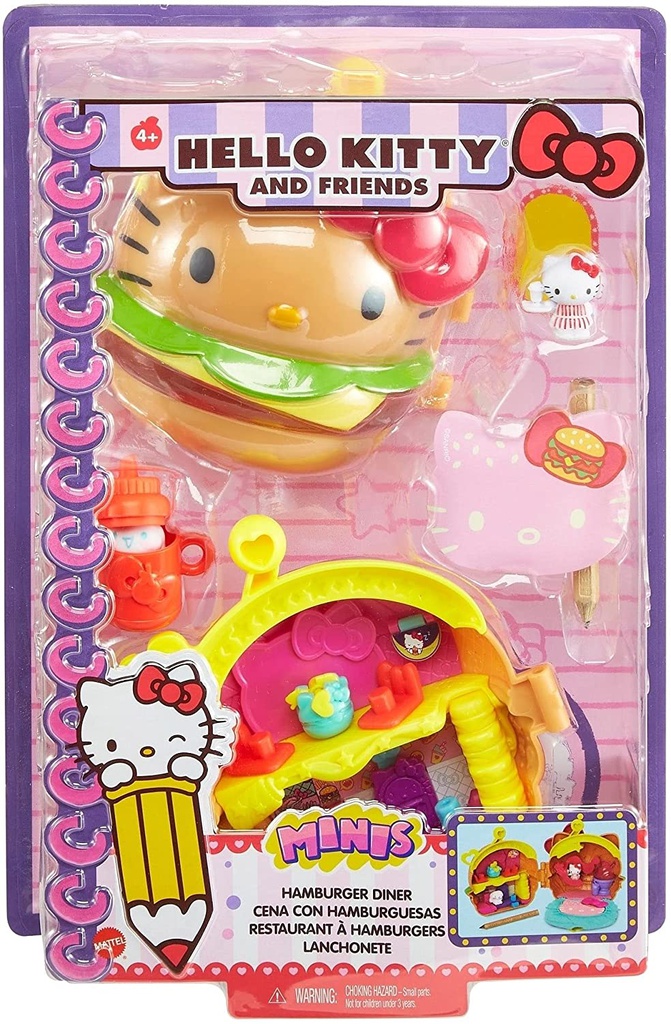 Hello Kitty and Friends Minis Hamburger Diner