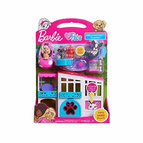Barbie dream house playset for pets