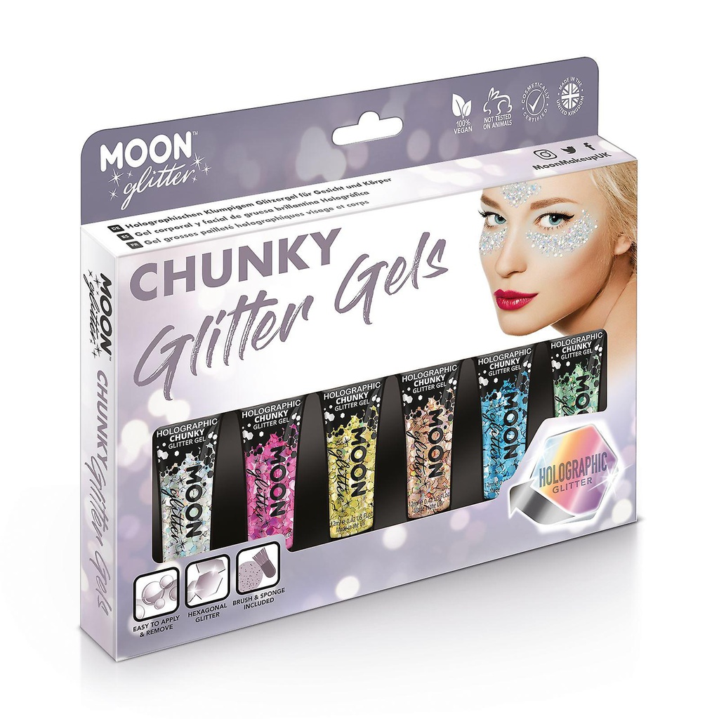 Holographic Chunky Glitter Gel - Boxset