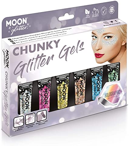 Iridescent Chunky Glitter Gel - Boxset