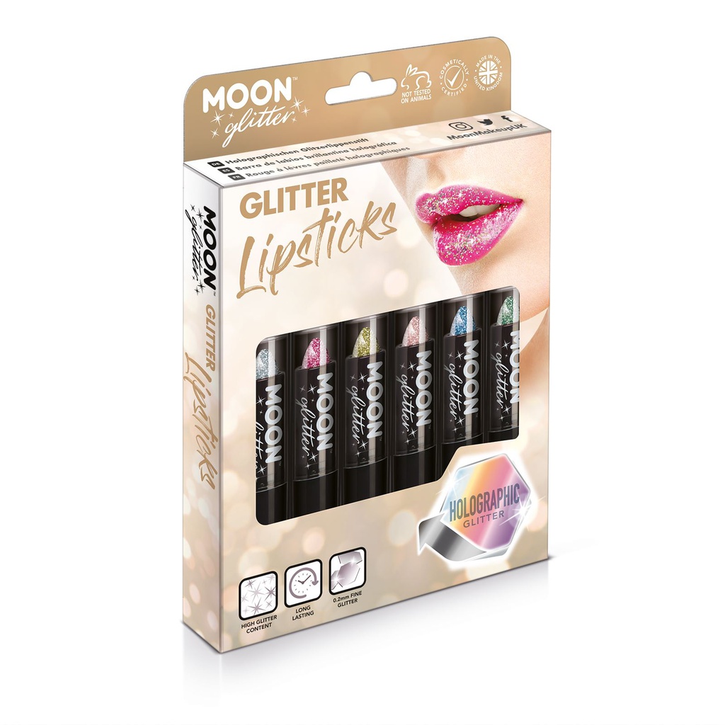 Holographic Glitter Lisptick - Boxset