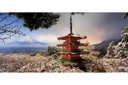 بزل تركيب صور  بانوراما 3000 قطعة لغز جبل فوجي في اليابان-اديوكا