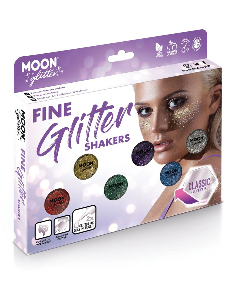 Classic Fine Glitter Shakers- Boxset