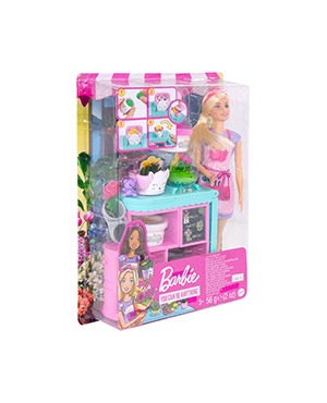 Barbie in the flower boutique