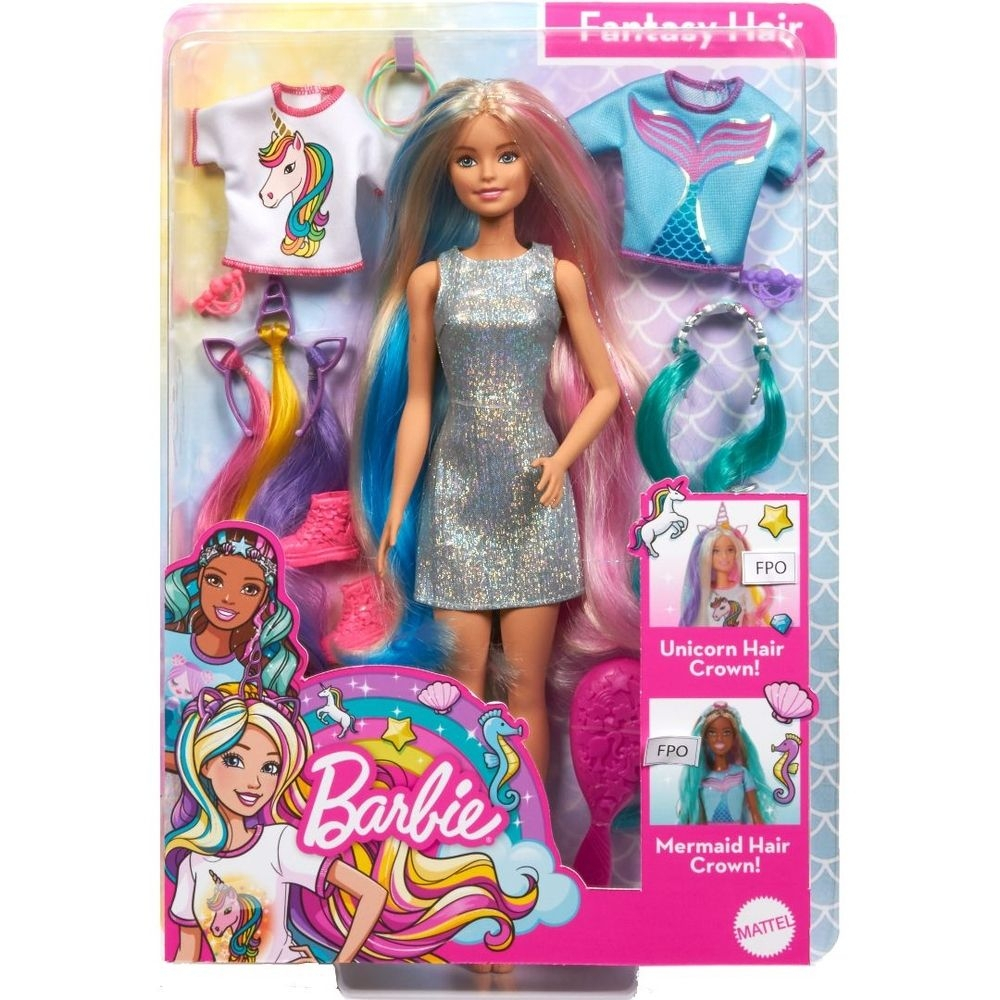 Barbie Unicorn Hair Fantasy Doll