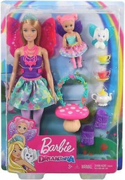 [GJK50] Barbie - Dreamtopia, Party Doll, Pixie Rubia Doll with Steal (Mattel