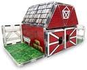 Original Magnetic Building Tile Structure Set - Farmyard Barn