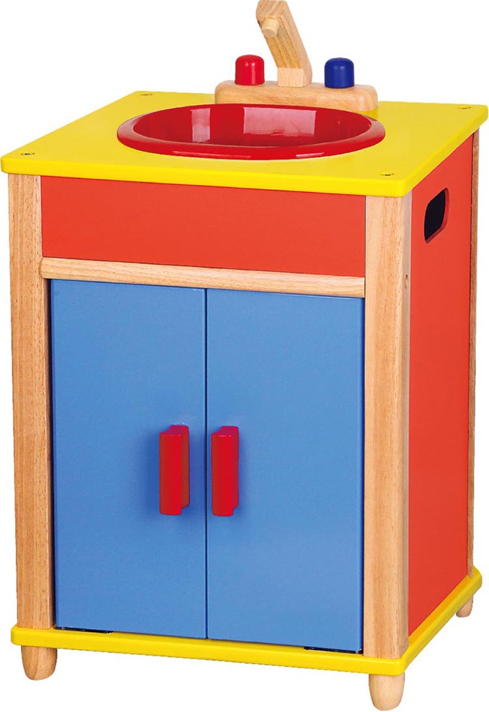 Vega- a cabinet with a wooden kitchen for children