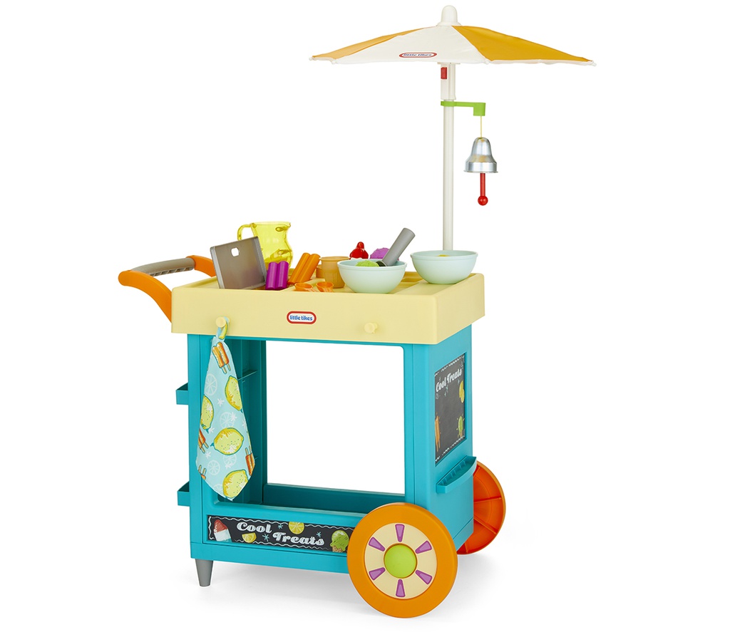 Little Tikes push cart with 25 storage space accessories