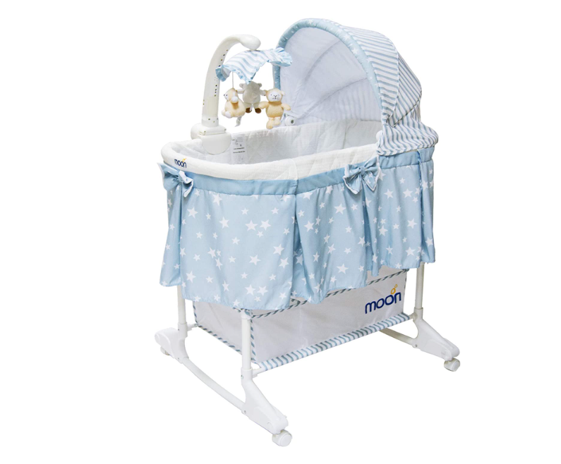 Moon Sofy 4-in-1 convertible crib for the newborn baby