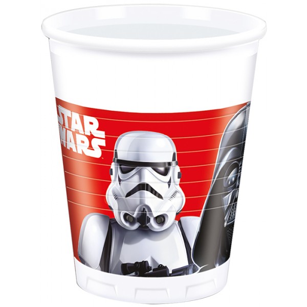 Star Wars Final Battle Plastic Cups 200 ml 8 ct