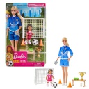 Barbie - Football + Coach Playset with blonde hair