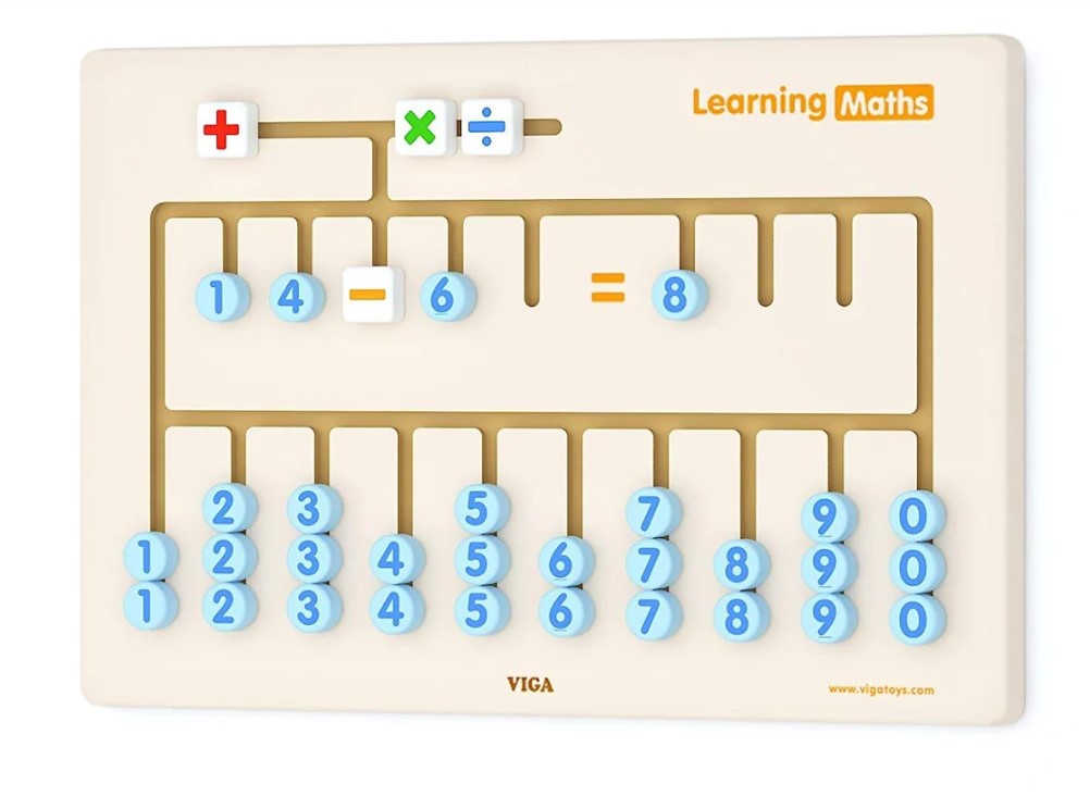 Vega-wall game for learning mathematics