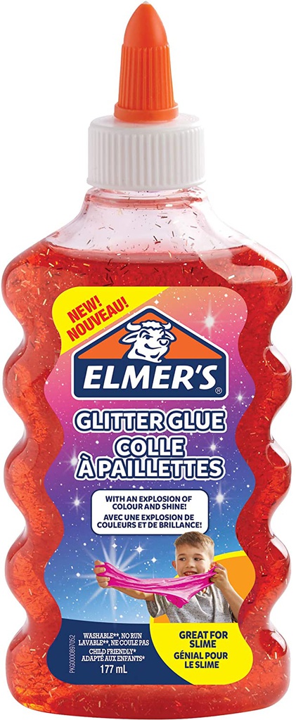 Elmer's Glitter Red Liquid Glue - 177 ml