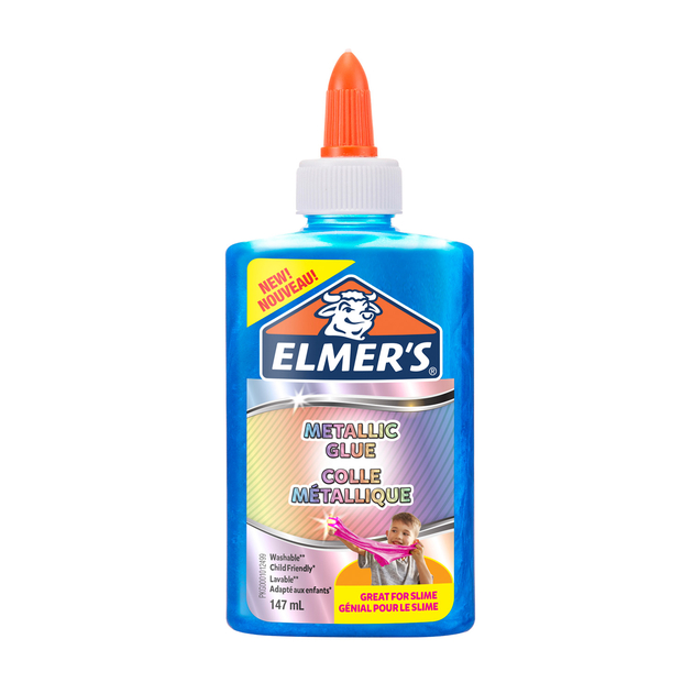 Elmers Liquid Glue Metallic Blue 147 ml