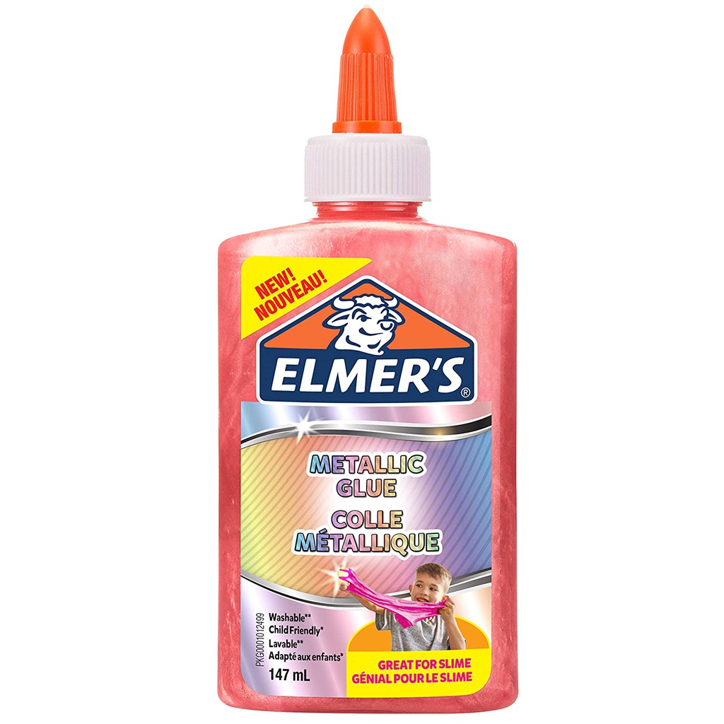 Elmers Liquid Glue Pink Metallic 147 ml
