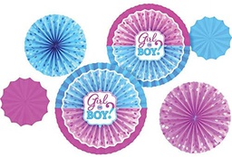 [291573] Glasses for girls and boys from Amskan, paper fans for decoration