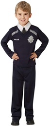 [883610] Rubie's Boys Policeman Professional Fancy Dress Costume, Large, for 7-8 Years