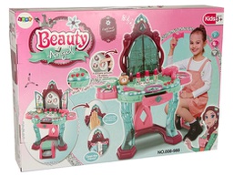 [008-988] Kids makeup table with makeup accessories for girls