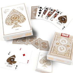 [t1109] Artisan white playing cards