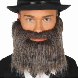 [11959] Gray beard with mustache - Halloween