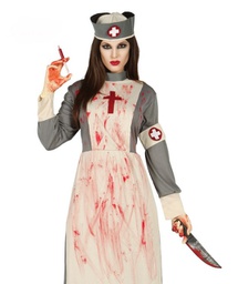 [84736] Dead Nurse Fancy Dress - Halloween