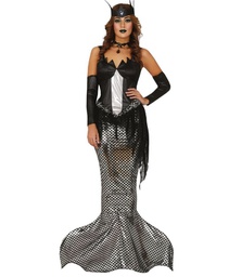[79134] Mermaid Costume For Women - Black 