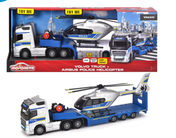 [213712000] Volvo Majorette Truck + Airbus Police Helicopter